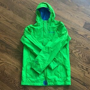 Kids Green Columbia Rain Jacket
